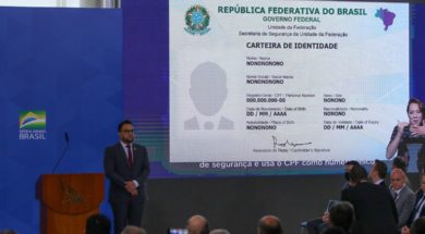 Solenidade de lançamento da Carteira de Identidade Nacional.