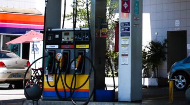 São Paulo – Posto de gasolina em Pinheiros.