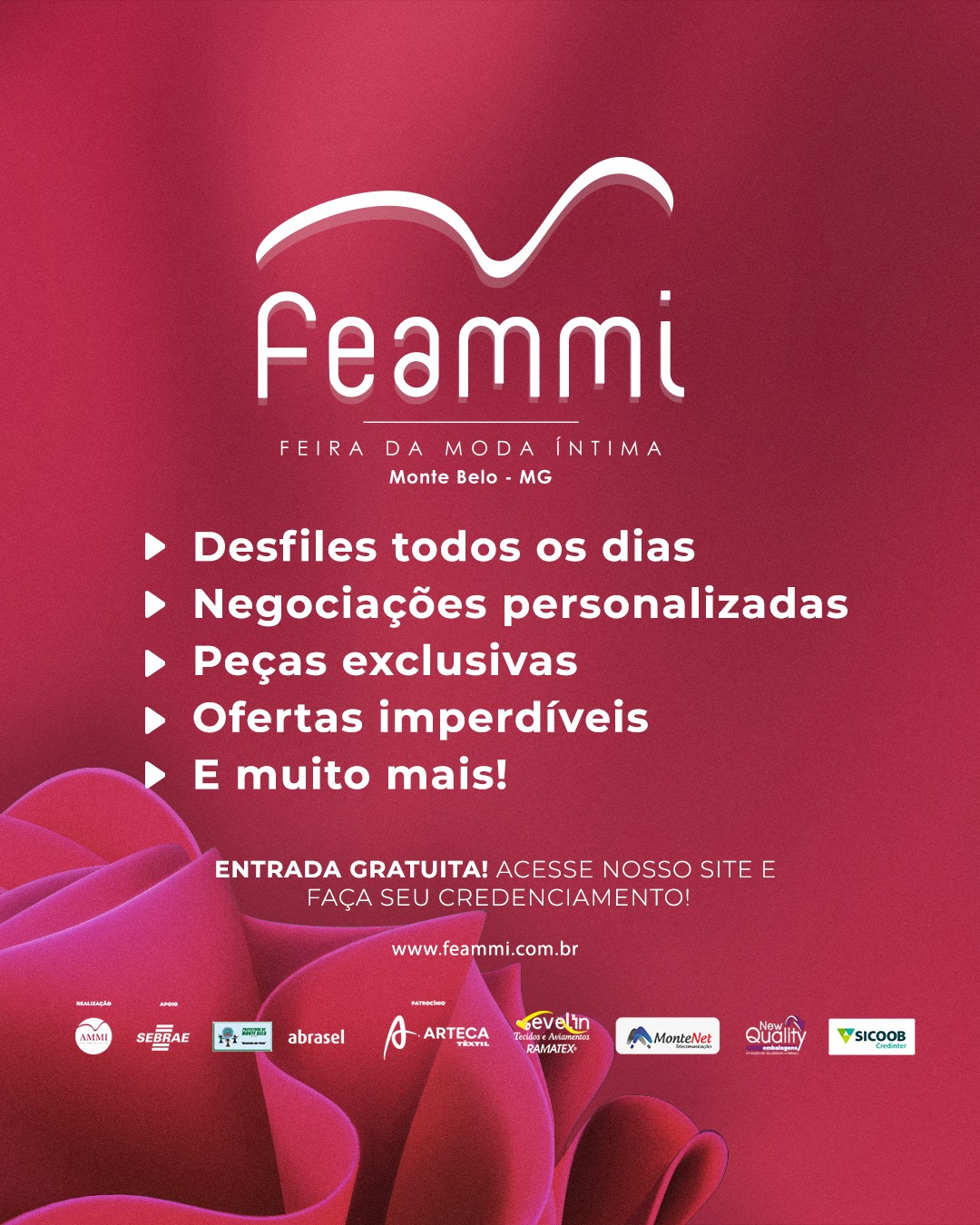 Abrasel no Sul de Minas estará presente na 5ª Feira da Moda Íntima de Monte Belo MG