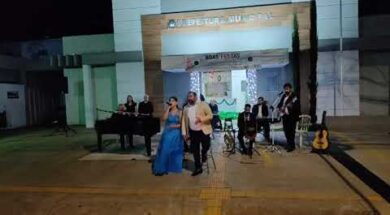 Apresentação da Orquestra Sonnar, no Natal Iluminado de Monte Belo-MG