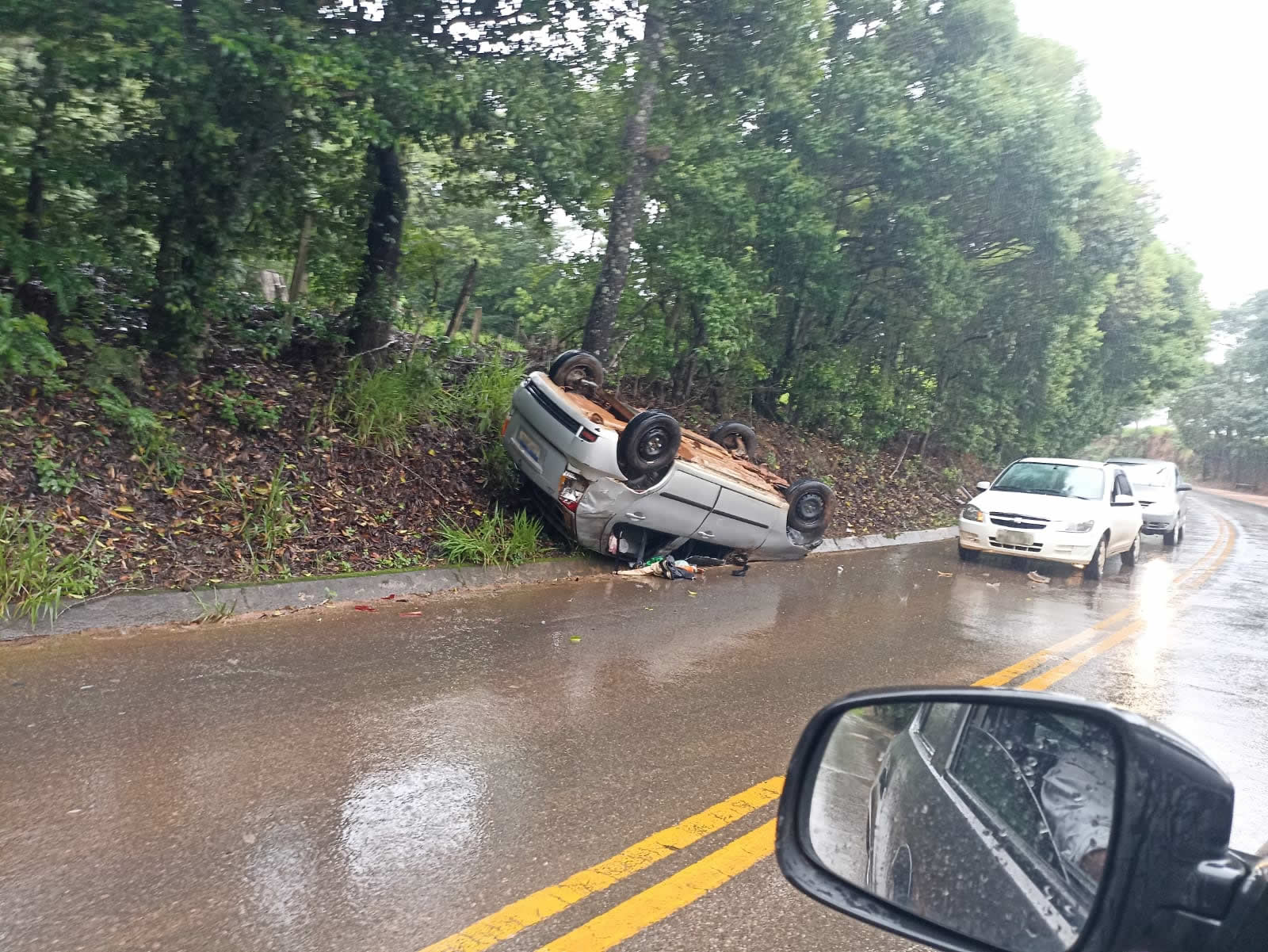 Rodovia Muzambinho-Nova Resende interditada novamente por acidente